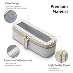 Clear Makeup Brush Bag (Grey / Slim Elegance)