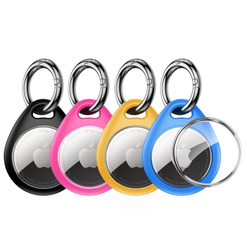 Holder for Apple AirTag (Black&Rose Pink &Yellow&Blue)