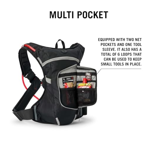 Moto Hydro 4L Hydration Pack with 2.0L (4L, Black Blue)