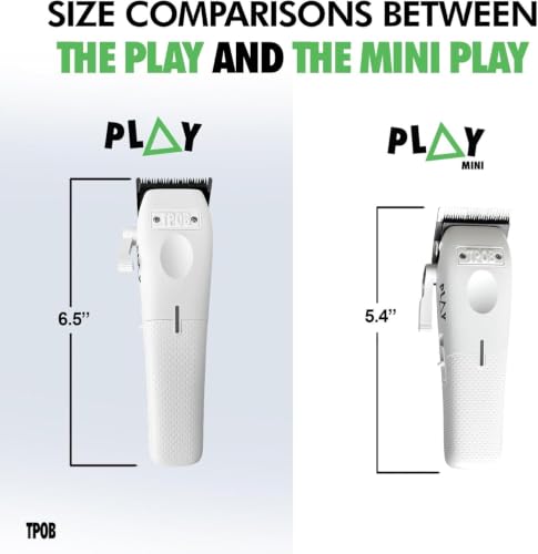 Mini Play Professional Hair Clippers Without Charge Stand (White)