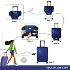Travel Luggage Cover Fits 31 (XL / Gyrotropic)