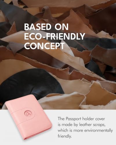 Passport Holder for Travel (Soft Pink)