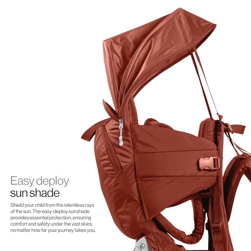 Canyon Scandinavian Hiking Baby Carrier Backpack (Canyon Red)