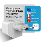 European Plug Adapters Combo (paper white)