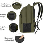 Green 15.6 Inch Travel Laptop Backpack (15.6 Inch / Dark Green)