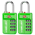 TSA Approved 4 (GREEN 2 PACK)