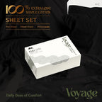 100% Egyptian Cotton Split King Sheets Sets for Adjustable Bed (Split King / 15 - Black)