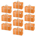 10 Pack Heavy Duty Moving Bags (10 Pack / Seasonal Autumn Orange)