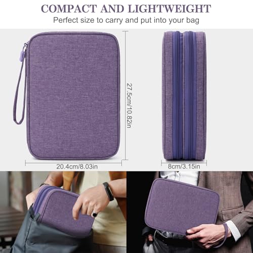 Electronic Organizer (10.8 x 8 x 3.15 inches / Dark Purple)