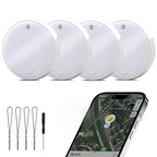 Apple MFi Certified] Tracker Tags (4-White)