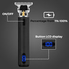 Professional Hair Trimmer for Men (Black With Lcd)