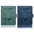 Passport Holder for Travel Essentials (Blue,Green)