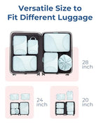 Compression Packing Cubes (Light Blue)