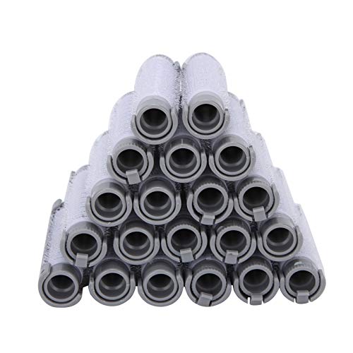 20pcs Hair Perm Rods Fluffy Perming Rod Hair Roller Curler Hairdressing Tool Kit(Purple) Styling Tools & Appliances (Grey)