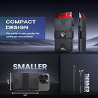 Slim Wallet for Men (A Matte Black)