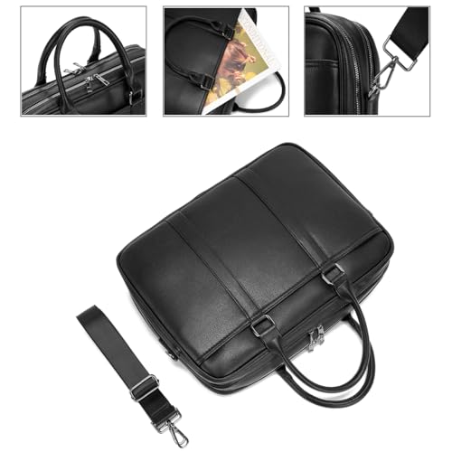 Accordian File Organizer with Handle (Black)
