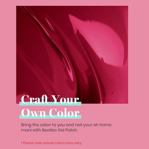 Beetles Dark Red Gel Polish (C - Creme Red | Burgundy Red)