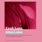 Beetles Dark Red Gel Polish (C - Creme Red | Burgundy Red)