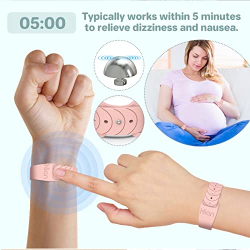 Motion Sickness Bracelets Wristband Sea Sickness for Adult Kids & Pregnant Women (C-03-beryl)