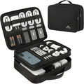 Electronics Organizer Travel Case (Antique Black / Medium)
