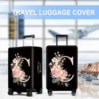 Luggage Cover Washable Suitcase Protector Anti (Letter C / L(fits 28-30Inch suitcase))