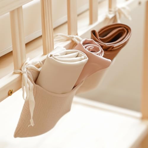 Faux Leather Waterproof Baby Changing Mat 2 Pack (Blush,Beige / Large)