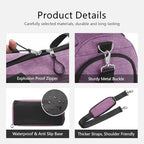 Gym Bag for Women & Men (Textured Purple / Large - 23 x 12 x 12″)