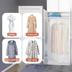 Leather Jacket Coat Storage Bags Dress Bags for Gowns Long 60 in (60"-4pack)