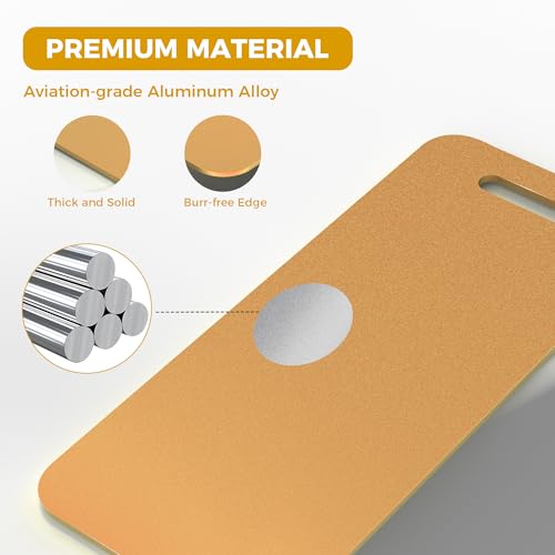 4PCS Personalized Luggage Tag (Gold / Small)