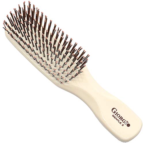 Gentle Ivory Mini Hair Brush (Small / Ivory)