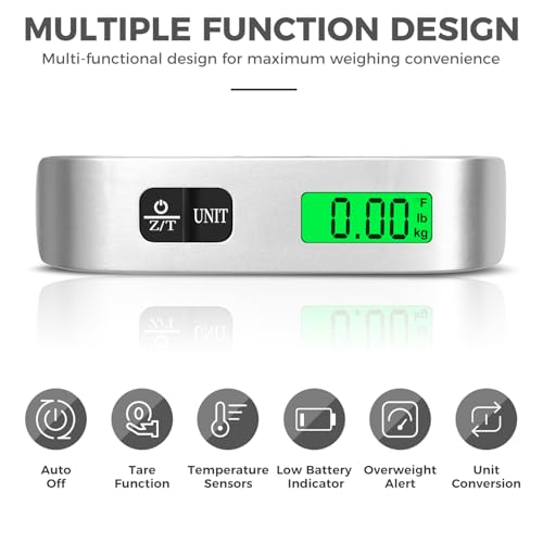 Digital Luggage Scale (2 * Ash Silver)
