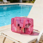 Travel Clear TPU Bag (Pink-2)