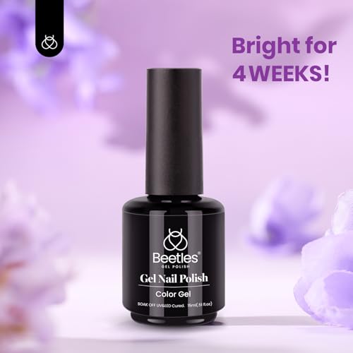 Beetles Purple Gel Nail Polish (J - Creme Purple | Purple Garden Stroll)