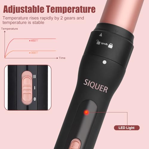 5 in 1 Curling Wand Set (Rose Gold)