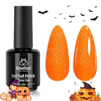 Beetles Halloween Gel Nail Polish (Luminous Orange)