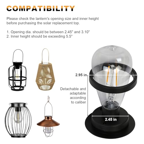 Replacement Solar Light Tops (1 PIECE)