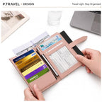 Passport Holder for Travel (Pink Pro)