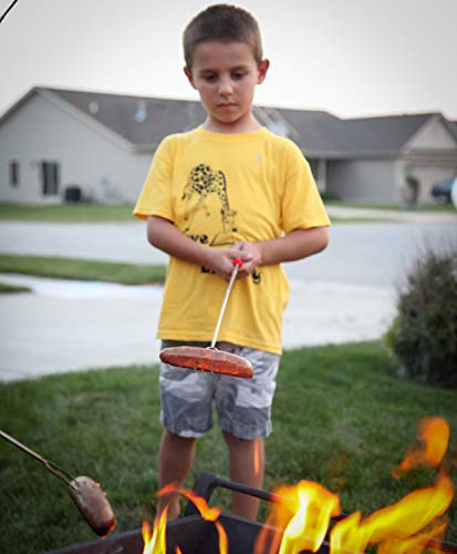 Smores Sticks for Fire Pit Long (5 Fork Set (with Pouch))