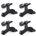 4 Pack Hinge Pin Black Door Stopper (4 Pack / Black)