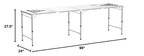 8 Foot Portable Beer Pong (8-Feet / Custom Dry Erase)