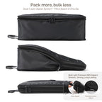TripCozy Compression Packing Cubes (Dark Grey / Set of 4)