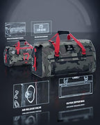 Waterproof Motorcycle Duffel Bag Tail Bag 30L Dry Bags Luggage (30L / Camouflage)