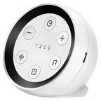 Portable Sound Machine White Noise Machine for Baby Kids Adults Sleeping with 32 Soothing Sounds 32 Volume Levels Brown Noise Machine with 4 Timer Memory Funtion for Travel Office Privacy (White)