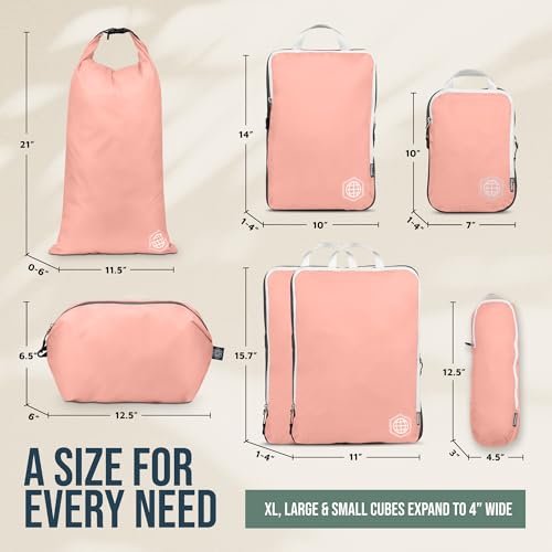 Large Compression Packing Cubes 7 (Coral Bloom)