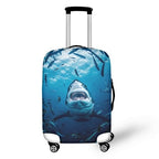 Seadworld Shark Luggage Cover 30 (XL(for 30-32 inch luggage) / Ocean Shark)