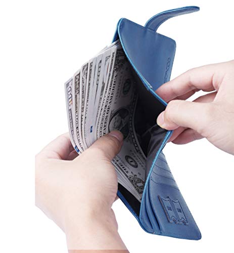 Passport Holder Cover Wallet RFID Blocking (Blue / Passport Covers)