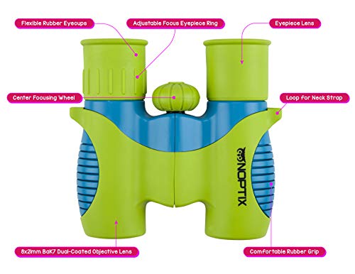 Binoculars for Kids (Green Blue)