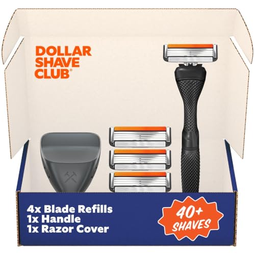 Travel Shave Set (Black / 1 Count (Pack of 4))