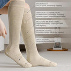 Viscose Made from Bamboo Compression Socks for Women&Men 20 (Small / 4 Pair-mix6)