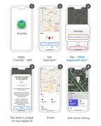 Apple MFi Certified] Tracker Tags (1-Black)